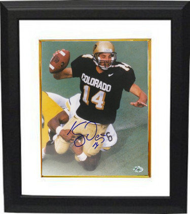 Koy Detmer Autographed Signed Colorado Buffaloes 8x10 Photo Custom Framing-COA 