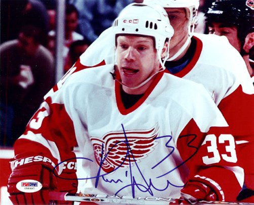 Kris Draper Autographed Memorabilia Signed Photo Jersey Collectibles Merchandise