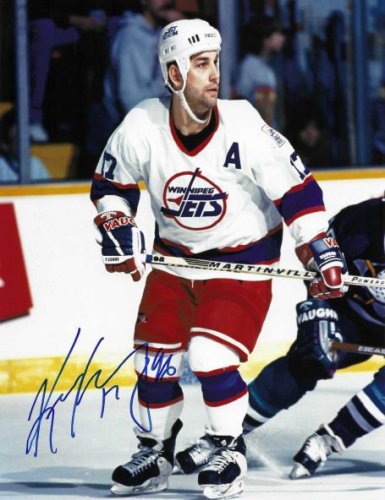Kris King Autographed Signed 8X10 Winnipeg Jets Photo - Autographs