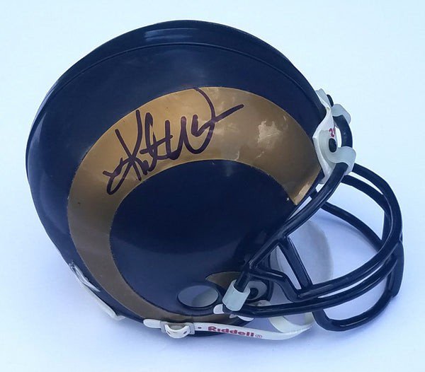 Kurt Warner Autographed Signed St. Louis Rams Mini Helmet Beckett Authenticated 