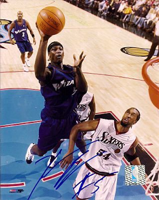 Kwame Brown Autographed Signed Washington Wizards Photo - Autographs