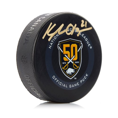 Kyle Okposo Autographed Signed Buffalo Sabres 50 Anniversary Game Puck