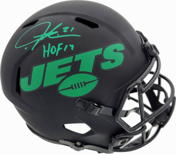 Ladainian Tomlinson Autographed Signed New York Jets Black Eclipse Full Size Speed Replica Helmet "HOF 17" Beckett Beckett 
