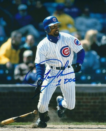 Lance Johnson Autographed Signed 8X10 Chicago Cubs Photo - Autographs