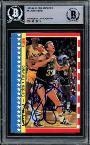 CHRIS MULLIN Golden State Warriors signed 1989-90 HOOPS card Beckett  Slabbed COA