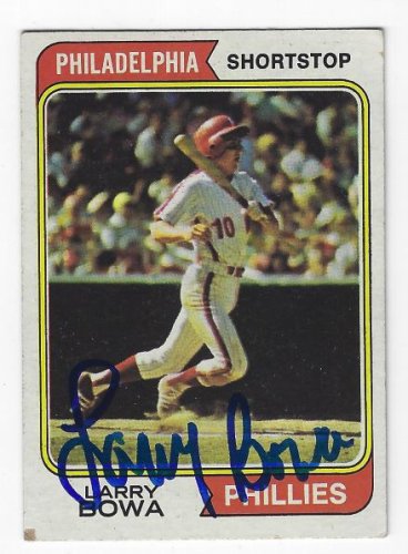 Larry Bowa Autographed Signed Philadelphia Phillies 1974 Topps Card - Autographs