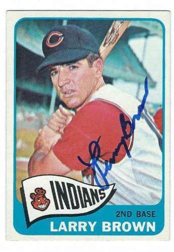 Larry Brown Autographed Signed 1965 Topps Card - Autographs