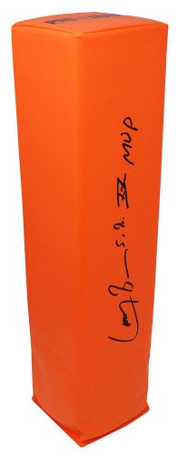 Larry Brown Autographed Signed Orange Endzone Pylon w/SB XXX MVP 