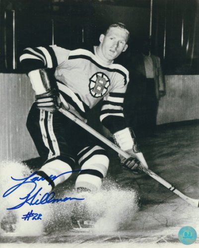 Larry Hillman Autographed Signed 8X10 Boston Bruins Photo - Autographs 