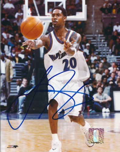 Larry Hughes Autographed Signed 8X10 Washington Wizards Photo - Autographs