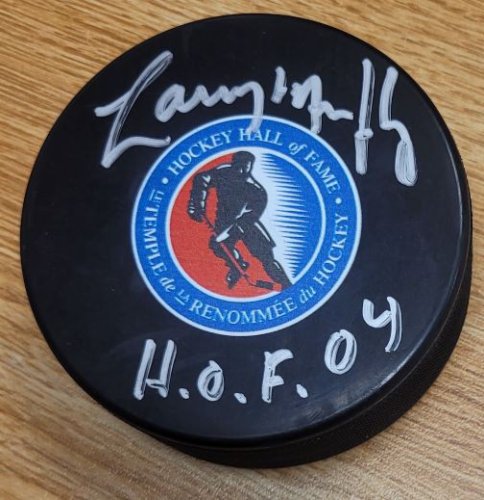 Larry Murphy Autographed Signed Hall Of Fame Hockey Puck - Autographs