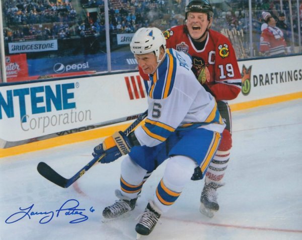 Larry Patey Autographed Signed 8X10 St. Louis Blues Photo - Autographs