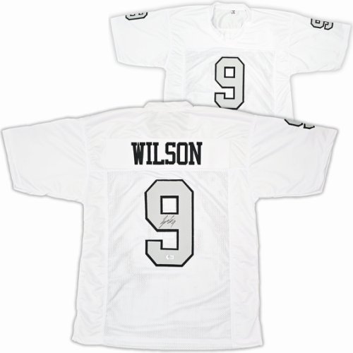 Las Vegas Raiders Tyree Wilson Autographed Signed White Color Rush Jersey Beckett Beckett Witness #217962 