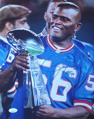 Lawrence Taylor- Autographed Signed New York Giants 11X14 Photo JSA - Autographs 