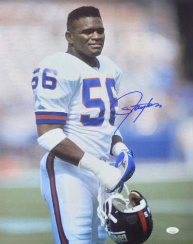 Lawrence Taylor- Autographed Signed New York Giants 16X20 Photo JSA - Autographs 