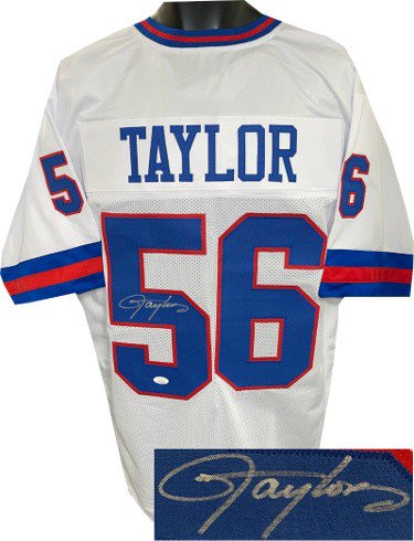 Bleachers Sports Music & Framing — Lawrence Taylor Signed Authentic New  York GIants Jersey - JSA COA Authenticated - Framed