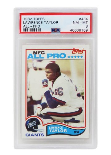 Lawrence Taylor Autograph Photo Blue Uniform Spotlight 23×27