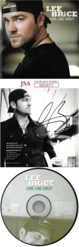 Lee Brice Autographed Signed 2010 Love Like Crazy Album Inside Cover & CD w/ Case- JSA #KK5871 
