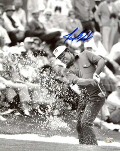 Lee Elder Autographed 8X10 Photo Sand Shot Mcs Holo #197231