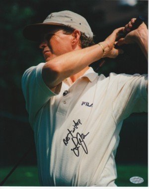 Lee Janzen Autographed Signed 8x10 Photo- Mounted Hologram 