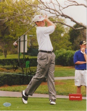 Lee Janzen Autographed Signed 8x10 Photo- Mounted Hologram 