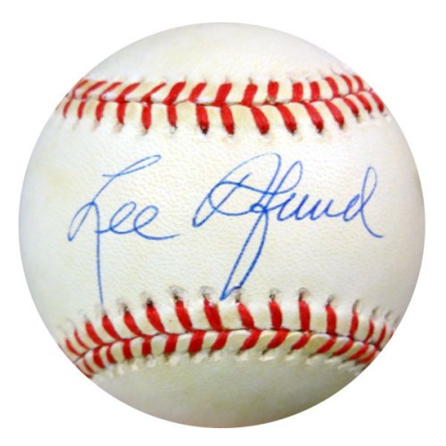 Lee Pfund Autographed Signed Official Nl Baseball Brooklyn Dodgers PSA/DNA 