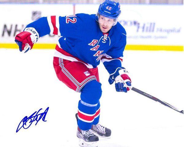 Lee Stempniak Autographed Signed 8X10 New York Rangers Photo - Autographs