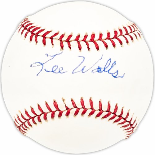Lee Walls Autographed Signed Official Al Baseball Philadelphia Phillies, Los Angeles Dodgers Beckett Beckett Qr #Bm25295 