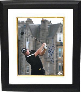 Lee Westwood Autographed Signed 11X14 Photo Old Course at St. Andrews British Open Custom Framing - JSA Hologram 