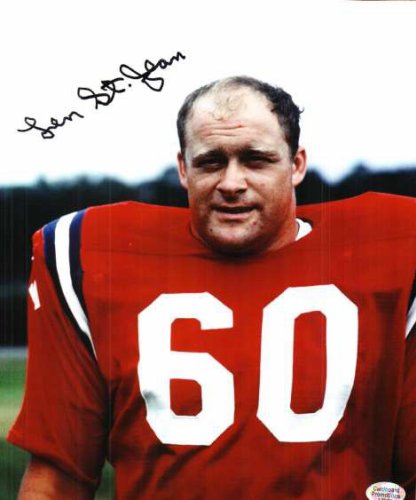 Len St. Jean Autographed Signed 8X10 New England Patriots Photo - Autographs