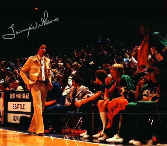 Lenny Wilkens Autographed Signed 8X10 Seattle Supersonics Photo - Autographs 