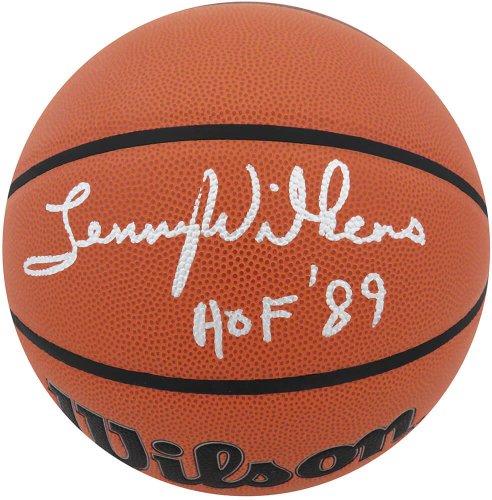 Lenny Wilkens Autographed Signed Wilson Indoor/Outdoor NBA Basketball w/HOF'89 