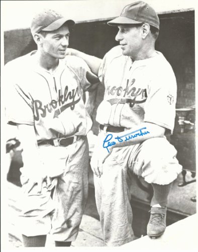 Leo Durocher Autographed Signed 8X10 Brooklyn Dodgers Photo - Autographs