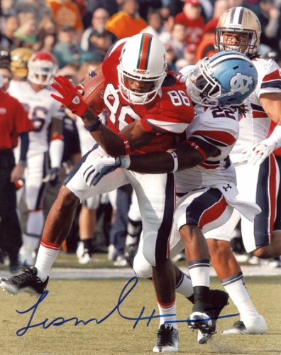 Leonard Hankerson Miami Hurricanes Autographed Signed 8x10 Photo Certified Authentic 