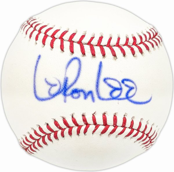 Leron Lee Autographed Official MLB Baseball St. Louis Cardinals #227628