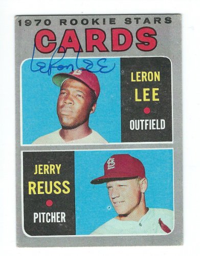 Leron Lee Autographed Signed St. Louis Cardinals 1970 Topps Card #96 - Autographs