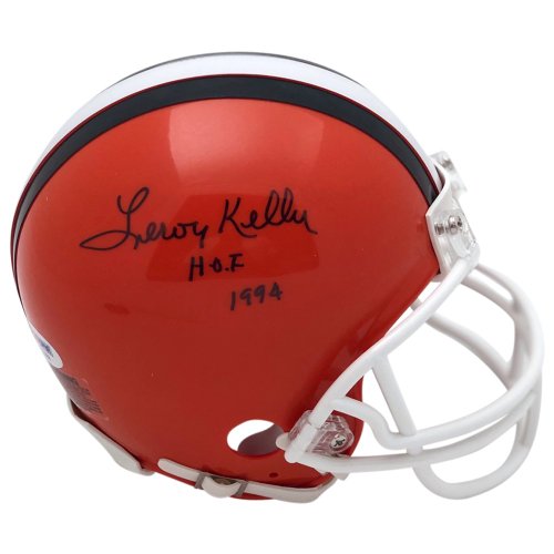 Leroy Kelly Cleveland Browns Autographed Signed Mini Helmet - PSA Authentic 