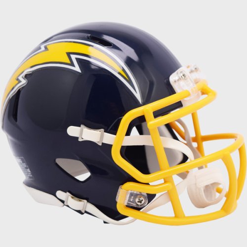 Los Angeles Chargers 1974 to 1987 Riddell Mini Speed Throwback Helmet 