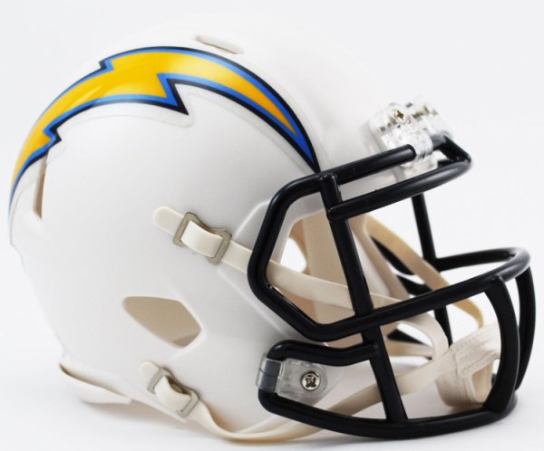 Los Angeles Chargers 2007 to 2018 Riddell Mini Speed Throwback Helmet 