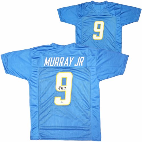 Los Angeles Chargers Kenneth Murray Jr. Autographed Signed Powder Blue Jersey Beckett Beckett Witness #215958 