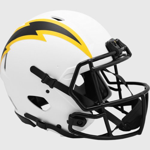 Los Angeles Chargers Speed Football Helmet LUNAR 