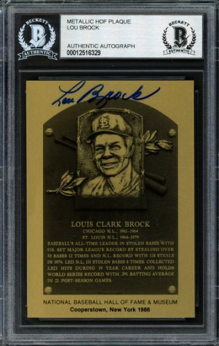 Lou Brock auto card 1998 Fleer Tradition St. Louis Cardinals PSA Encap –  JAG Sports Marketing