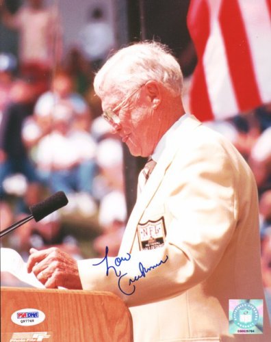 Lou Creekmur Autographed Signed 8X10 Photo Detroit Lions PSA/DNA 