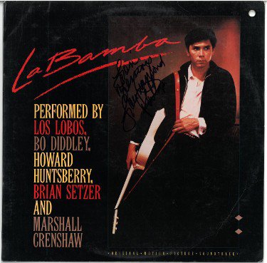 Lou Diamond Phillips Autographed Signed 1987 La Bamba Album Cover/LP/Vinyl-JSA #JJ96514- To Lori (Motion Picture Soundtrack) 
