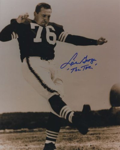 Lou Groza Autographed Signed 8X10 Cleveland Browns Photo - Autographs