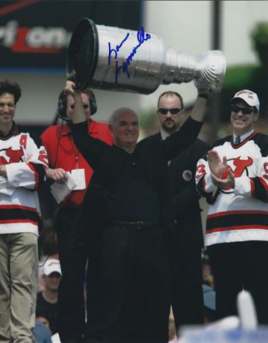 Lou Lamoriello Autographed Signed 8X10 New Jersey Devils Photo - Autographs
