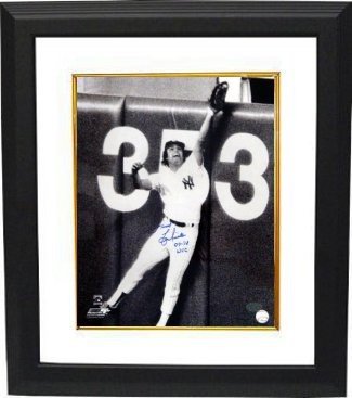 Lou Piniella Autographed Signed New York Yankees 16x20 B&W Photo Custom Framing Sweet & 77-78 WSC 
