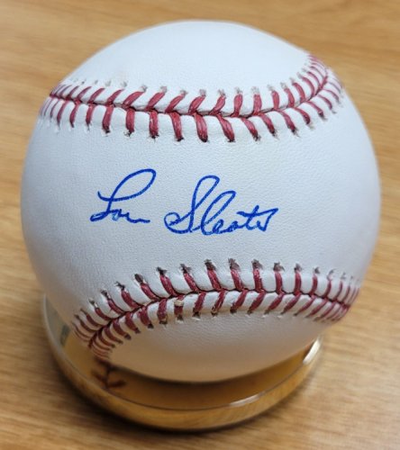 Lou Sleater Autographed Signed Official Major League Baseball - Autographs