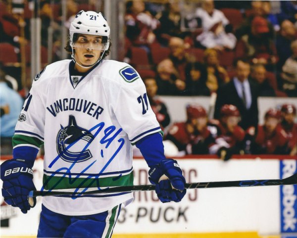 Loui Eriksson Autographed Signed 8X10 Vancouver Canucks Photos - Autographs