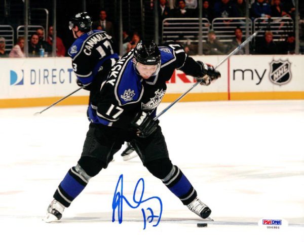 Lubomir Visnovsky Autographed Signed 8X10 Photo Los Angeles Kings PSA/DNA 